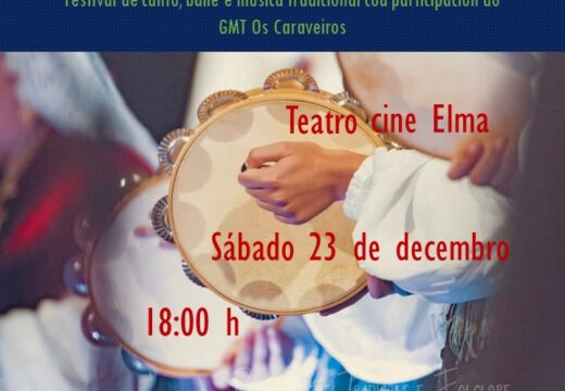 O festival Nadal con Caramiñas une folclore e solidariedade no 23 de decembro